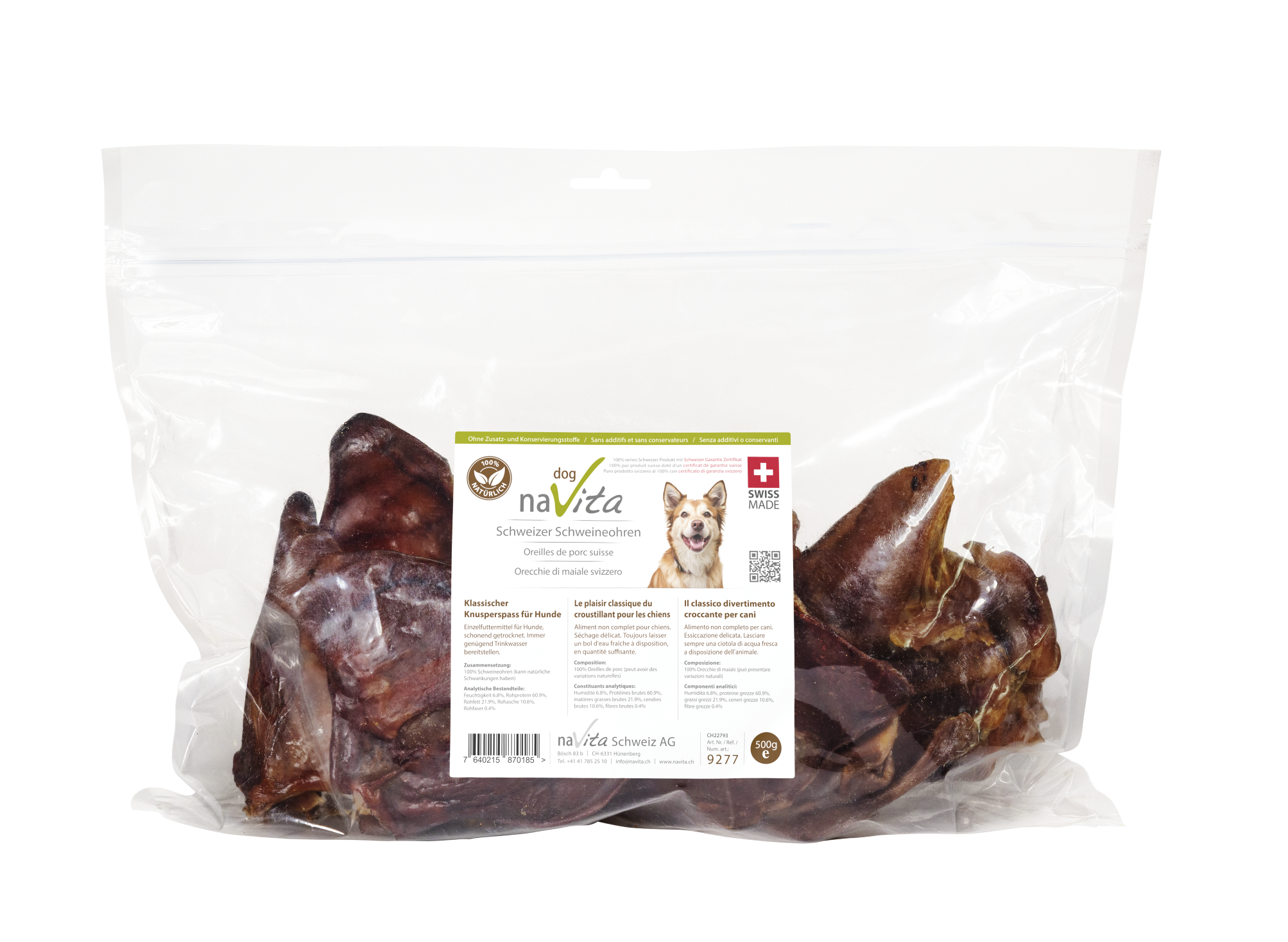 Schweizer Schweineohren 500g